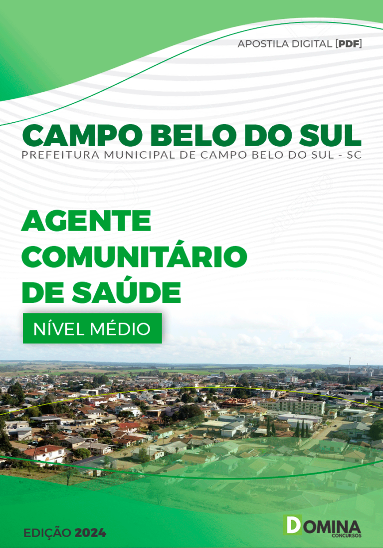 Apostila Prefeitura De Campo Belo Do Sul SC 2024 Em PDF