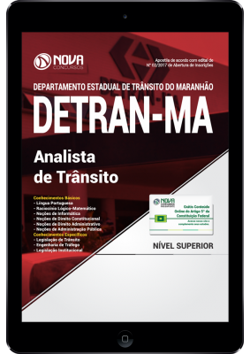 apostila detran ma 2017