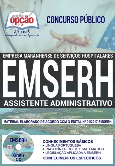 apostila concurso emserh 2018