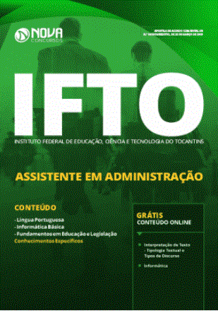 Apostila Concurso IFTO 2019