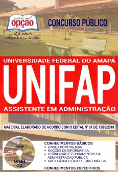 Apostila UNIFAP 2018 - Download em PDF apostila concurso unifap