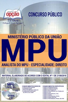 Apostila Concurso MPU 2018