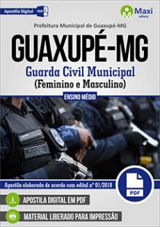 Apostila Prefeitura de Guaxupé 2018