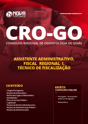 Apostila Concurso CRO-GO