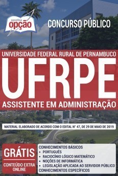 Apostila Assistente em Administração Apostila UFRPE 2019