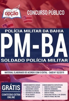 Concurso PM-BA 2019 2020