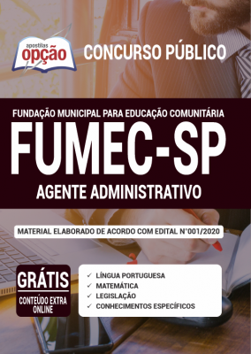 Concurso FUMEC SP 2020