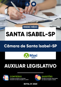 Concurso Câmara de Santa Isabel SP 2020