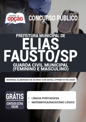 Concurso Prefeitura de Elias Fausto SP