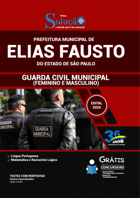 Concurso Prefeitura de Elias Fausto SP 2020