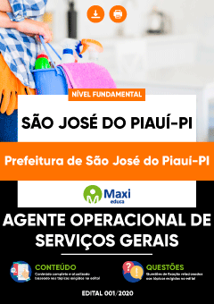 Concurso São José do Piauí 2020