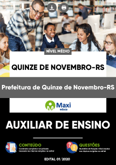 Concurso Prefeitura de Quinze de Novembro RS 2020