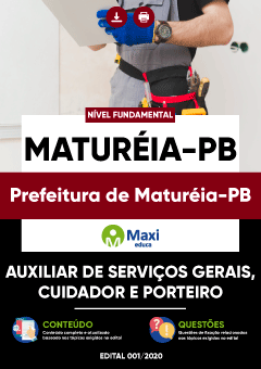 Concurso Prefeitura de Maturéia PB 2020
