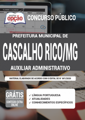 Concurso Prefeitura de Cascalho Rico MG 2020