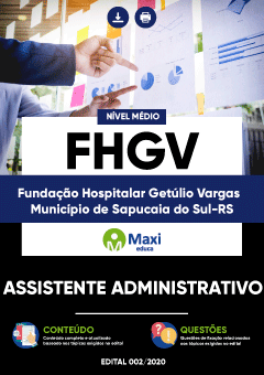 Concurso FHGV Sapucaia do Sul RS 2020