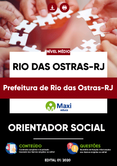 Concurso Prefeitura de Rio das Ostras RJ 2020