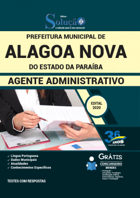 Concurso Prefeitura de Alagoa Nova PB 2020