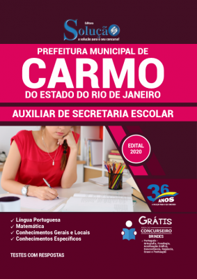 Concurso Prefeitura de Carmo RJ 2020