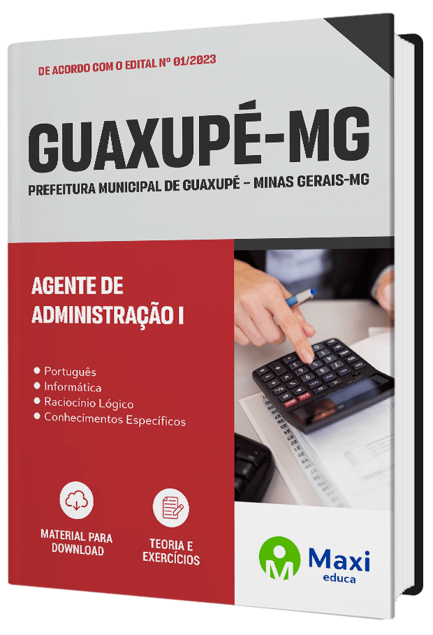 Concurso Prefeitura de Guaxupé - MG 2023