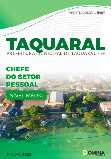 Concurso Prefeitura de Taquaral - SP 2023