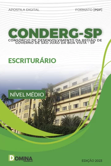 Concurso CONDERG - SP 2023