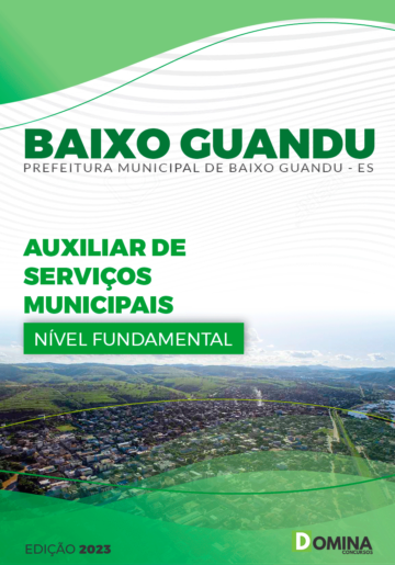 Concurso Prefeitura de Baixo Guandu - ES 2023