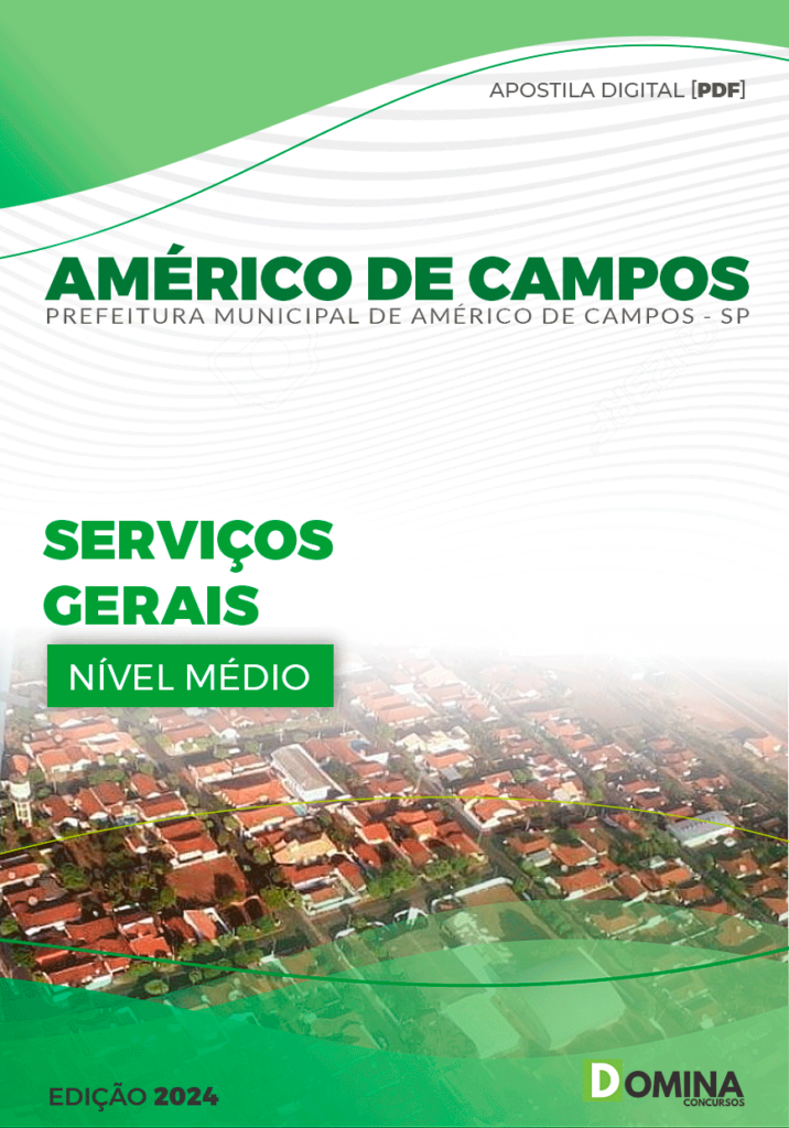 Concurso Prefeitura de Américo de Campos - SP 2024