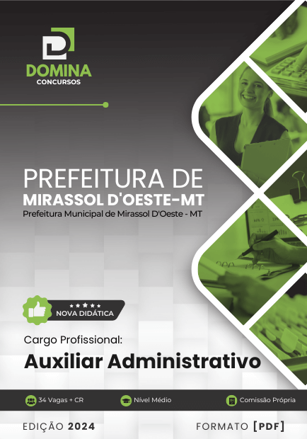 Concurso Prefeitura de Mirassol D´oeste - MT 2024