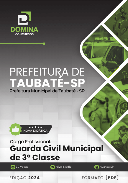 Concurso Prefeitura de Taubaté - SP 2024