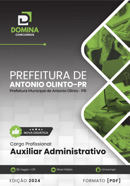 Concurso Prefeitura de Antônio Olinto - PR 2024