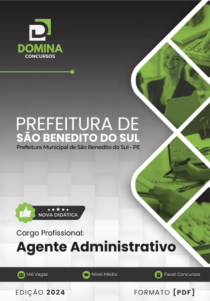 Concurso Prefeitura de São Benedito do Sul - PE 2024