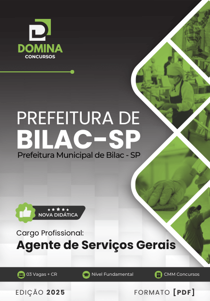 Concurso Prefeitura de Bilac - SP 2025