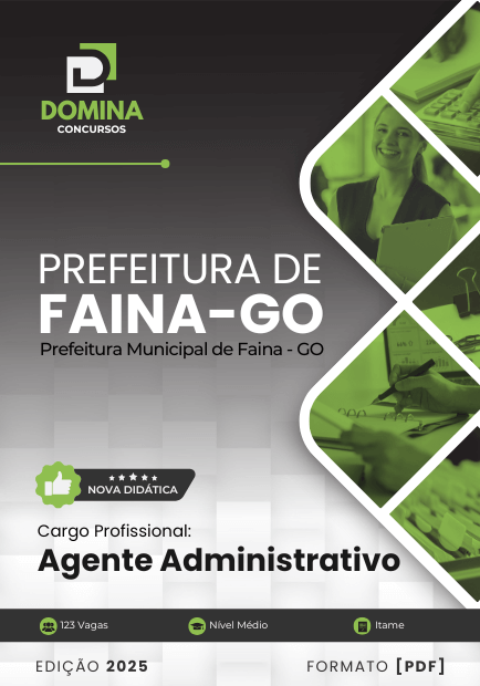 Concurso Prefeitura de Faina - GO 2025