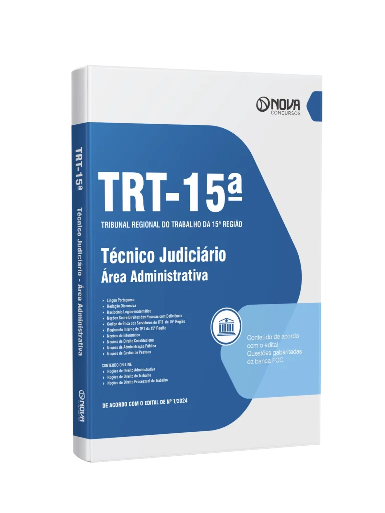 Concurso TRT - 15ª 2024