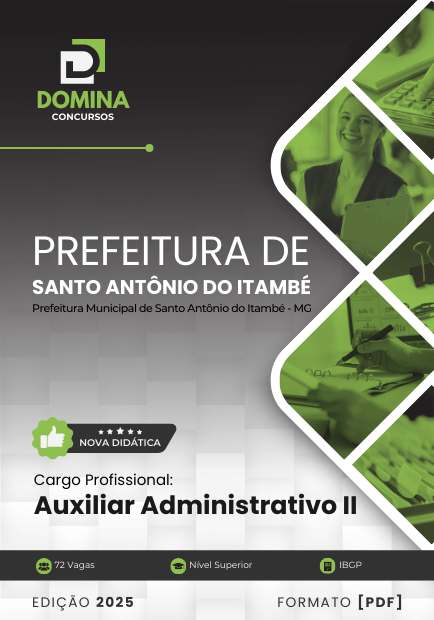 Concurso Prefeitura de Santo Antônio do Itambé - MG 2025