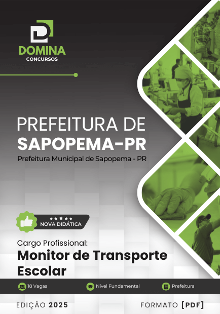 Concurso Prefeitura de Sapopema - PR 2025