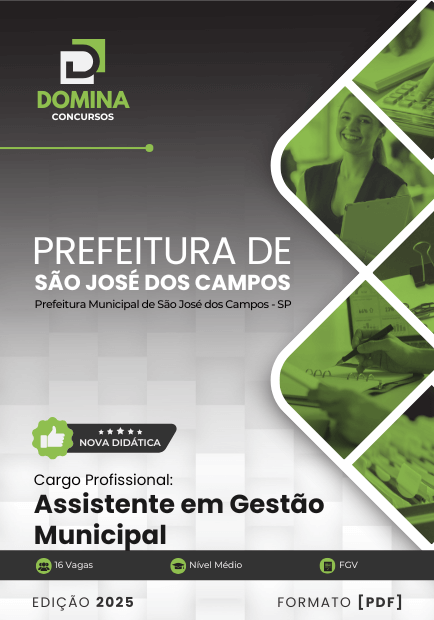 Concurso Prefeitura de São José dos Campos - SP 2025