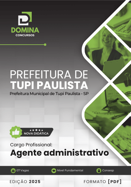 Concurso Prefeitura de Tupi Paulista - SP 2025