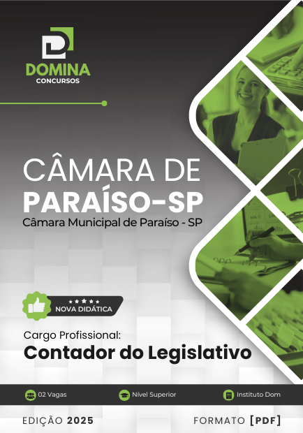 Concurso Câmara de Paraíso - SP 2025