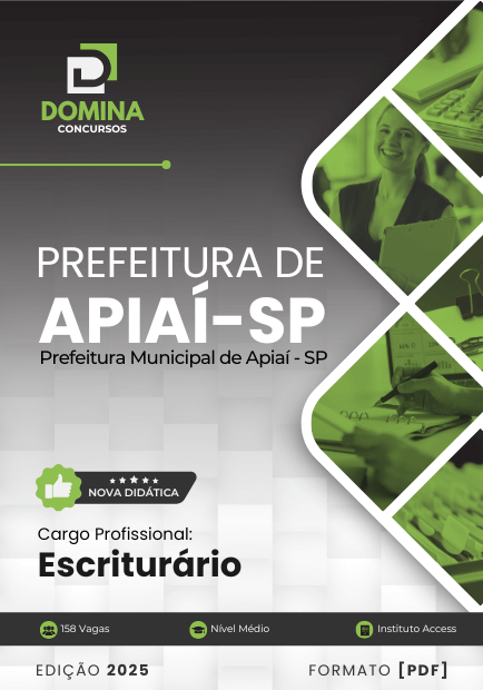 Concurso Prefeitura de Apiaí - SP 2025