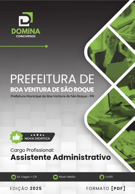 Concurso Prefeitura de Boa Ventura de São Roque - PR 2025
