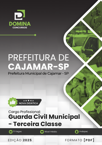 Concurso Prefeitura de Cajamar - SP 2025