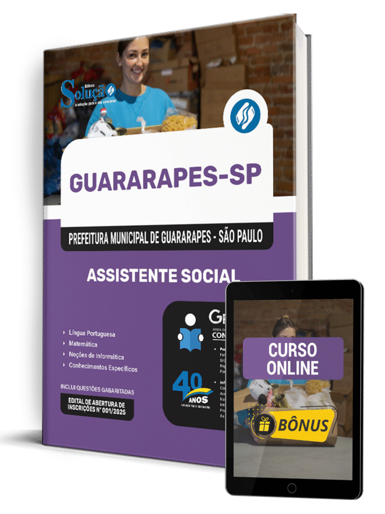 Concurso Prefeitura de Guararapes - SP 2025