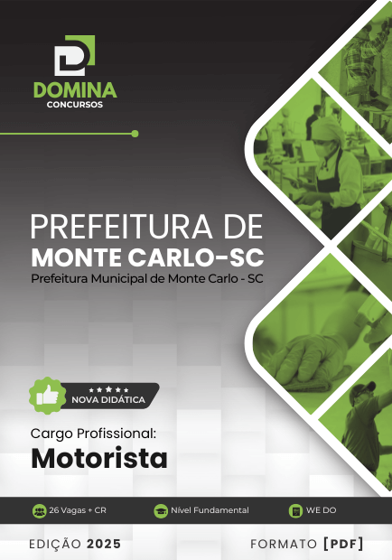 Concurso Prefeitura de Monte Carlo - SC 2025