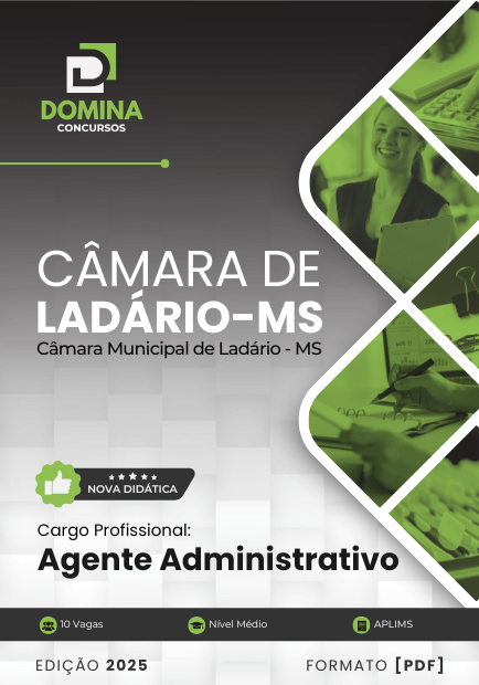 Concurso Câmara de Ladário - MS 2025