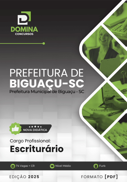 Concurso Prefeitura de Biguaçu - SC 2025