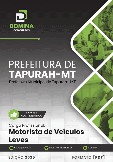 Concurso Prefeitura de Tapurah - MT 2025