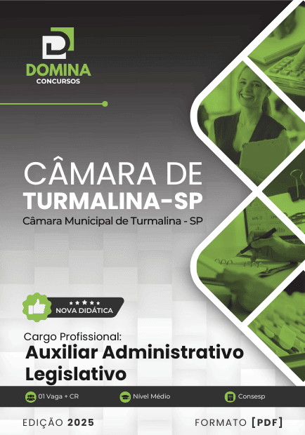 Concurso Câmara de Turmalina - SP 2025