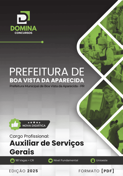 Concurso Prefeitura de Boa Vista da Aparecida - PR 2025