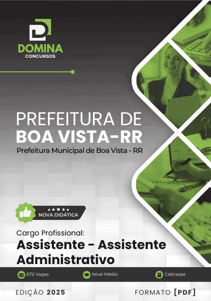 Concurso Prefeitura de Boa vista - RR 2025